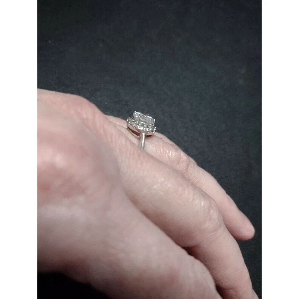 Fragrant Jewels silver tone ring size 6